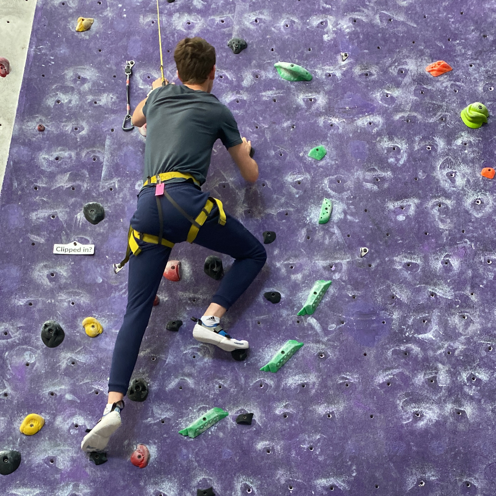 Edward Rycroft Climbing